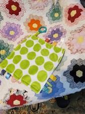 Bright Starts Taggie Lovey Security Blanket with Detachable Teething Ring