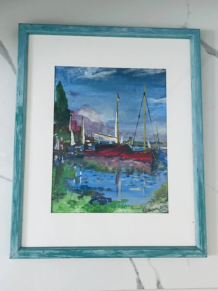 Pintura de veleros Foto 3 de 4