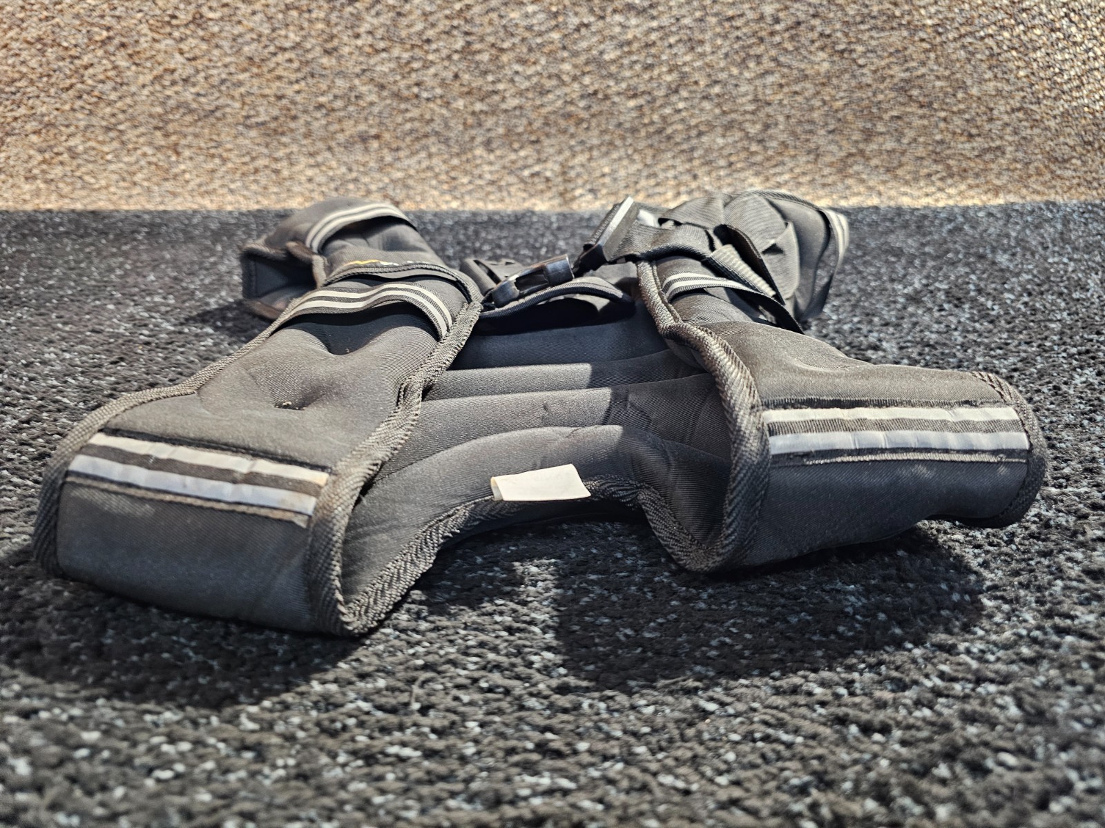 Apexup Weighted Vest 23 lbs with Reflective Stripe Black Fitness Workout Vest