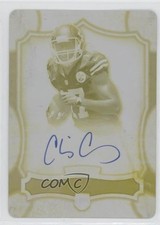 2015 Topps Supreme Rookies Printing Plate Yellow 1/1 Chris Conley Auto 0v0