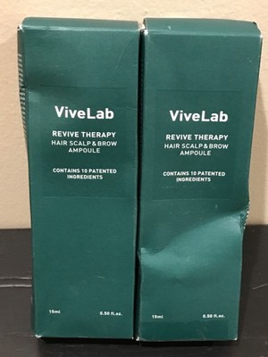 [ViveLab] Revive Therapy Hair Scalp & Brow Ampoule 15ml + 15ml Anti Hair Loss