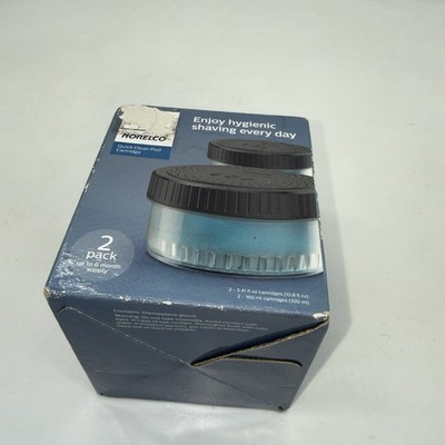 Philips Quick Clean Pod Cartridge 5.41 Fl Oz Pack of 2 Shaver Cleaning Solution