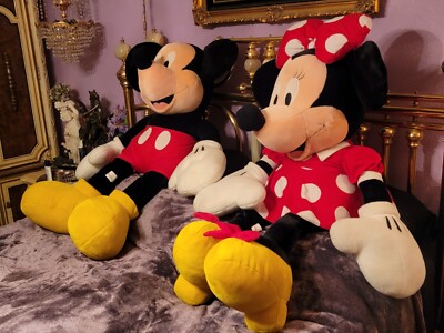 Mickey Mouse‎ & Minnie Mouse Rare Disney  women Large Size 40 mmMickey Mouse & M Vintage Mickey/minnie Mouse Collectible - Etsy main image 4