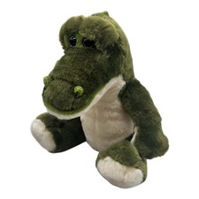 The Petting Zoo Plush Alligator Crocodile Green 2013 Stuffed Animal 8"