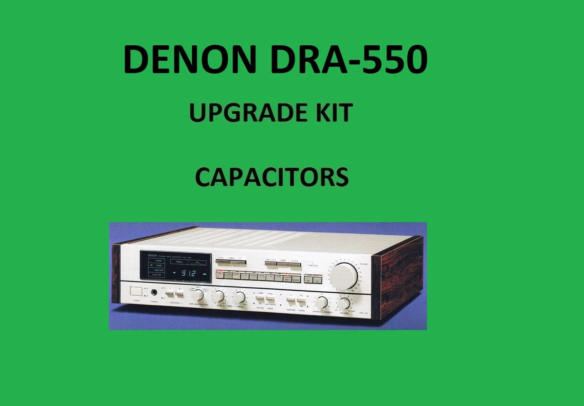 Stereo Receiver DENON DRA-550 Reparatursatz - alle Kondensatoren