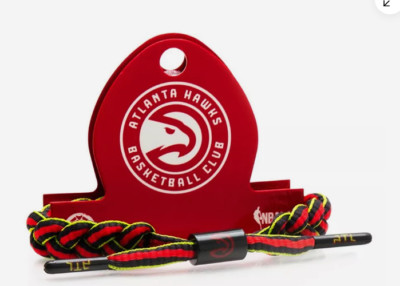 Rastaclat NBA ATLANTA HAWKS Basketball Sports Shoelace Bracelet One Size 