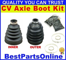 CV Axle Boot Repair Kit for Dodge Grand Caravan 2001-2004 2WD AWD Inner & Outer 