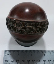 Resin Carpet Ball Home Decor 3" Dark-Toned Greek Style Parlor Ball