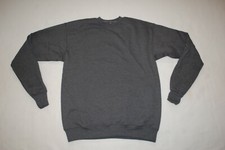 Mens Sweat Shirt CHARCOAL GRAY CREW NECK SWEATSHIRT Size M 38-40