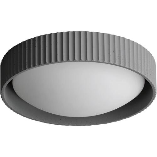 ET2 Contemporary Lighting E25051-GY Souffle Flush Mount Ceiling Light in Gray