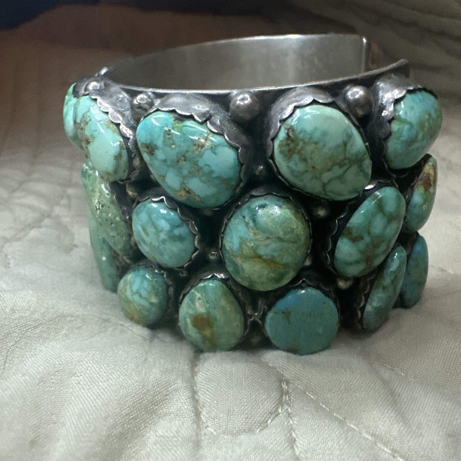 Authentic Antique Native American Cuff Bracelet S… - image 2