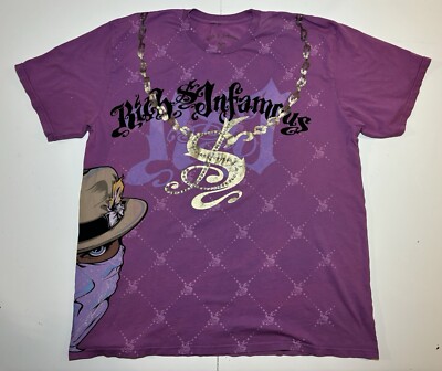 激レア SNOOP DOGG CLOTHING 00s Rich & Infamous Snoop Dog Clothing T Shirt 2000s Bedazzled Sz 2XL