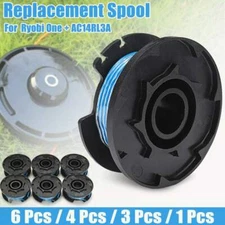For Ryobi One+ 18/24/40V String Trimmer Line AC14RL3A .065 Spools & Caps