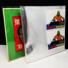 23 Plastic Sleeves: 78rpm 10" Vinyl Records 2mil No Flap Snug Fit Polypropylene