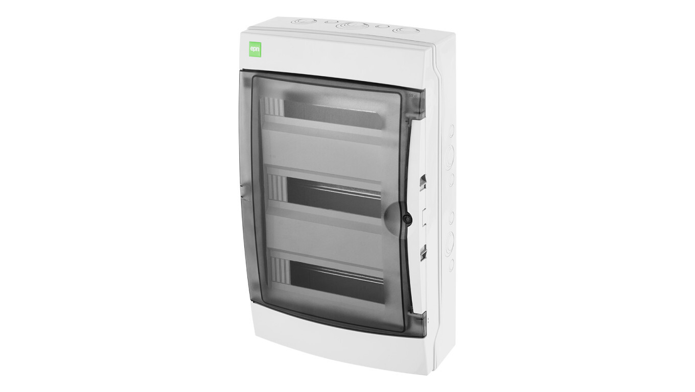 Hermetic modular switchgear 3x12, surface-mounted IP65 GALANT PLUS RN 3/3 /T2UK