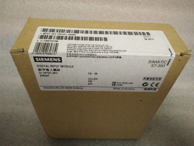 1PC New   PLC 6ES7321-7BH01-0AB0 SIMATIC S7 300 SM321 Digital Input Module #W8