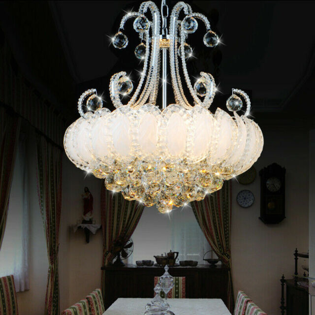Led Bedroom Crystal Chandelier Light Lighting Dining Room Ceiling Chrome Lamp For Sale Online Ebay,Attractive Bright Color Combinations
