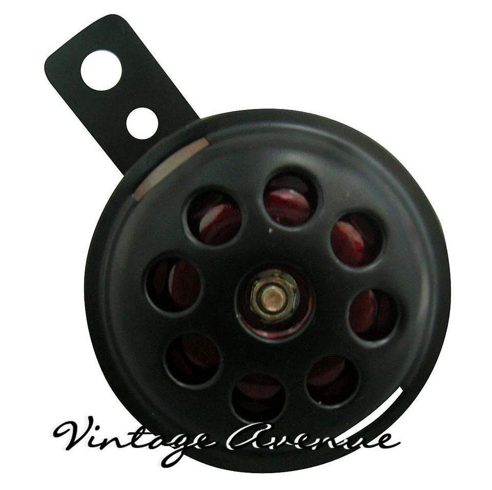 BOCINA KAWASAKI GPZ250 GPZ305 GPZ400 GPZ500 GPZ550 GPZ750 12V [NEGRA] Foto 2 de 4