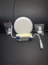 Ceiling Light Fixture, Surface Mounted Framless Panel, Natural White Light