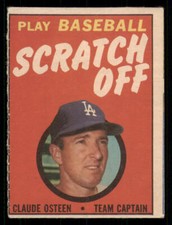 1970 Topps Scratchoffs #15 Claude Osteen
