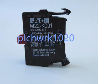 1 PCS NEW EATON button normally closed contact M22-KC01