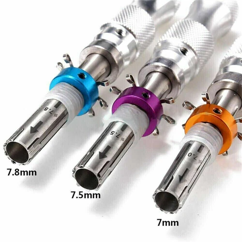 3PCS Tubular 7 Pins Tool Accessories Stainless Adjustable Tool 7mm 7.5mm 7.8mm - Bild 6 von 22