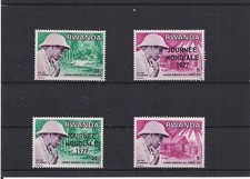 A099 Rwanda 1977 4 MNH stamps
