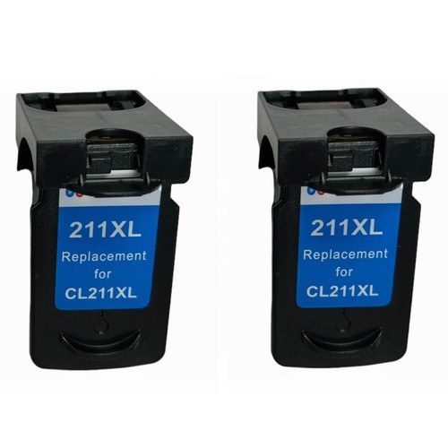 2pk 211 xl CL 211XL Tri-color Ink Cartridge for Canon PIXMA MP 480 490 ...