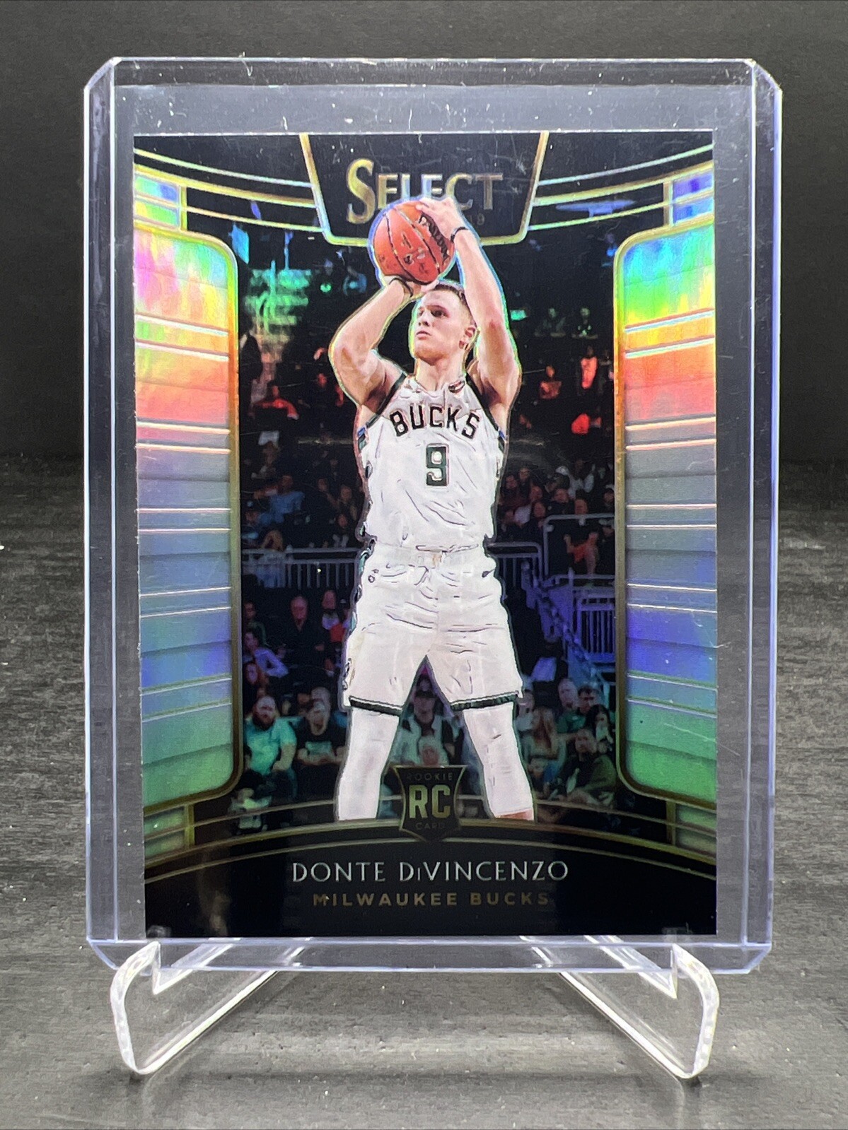 2018-19 Select Basketball NBA Donte DiVincenzo Rookie RC Silver Concourse #67 B