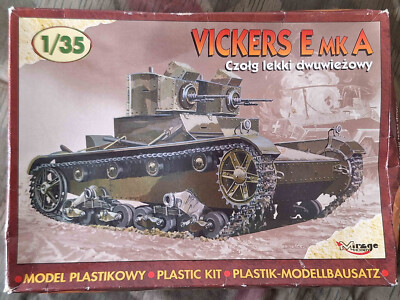 Mirage Hobby 35303 Vickers E MK A Tank Tank 1:35 Model RARE