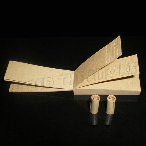 3 Packs of 50 Sheets Universal Unbleached Rolling Paper Tips Filter Unrefined - Picture 3 of 3