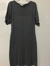 Evan Picone Size M Gray Women Knit Sweater Dress Warm Stylish RN#54050 CA#08349