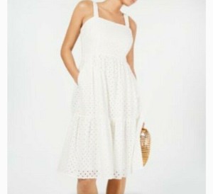 vince camuto sleeveless eyelet sundress
