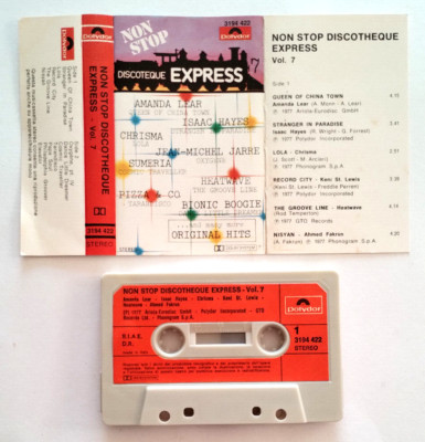 Mc Non Stop Discotheque Express Vol.7 Musicassette Amanda Lear Isaac Hayes Disco