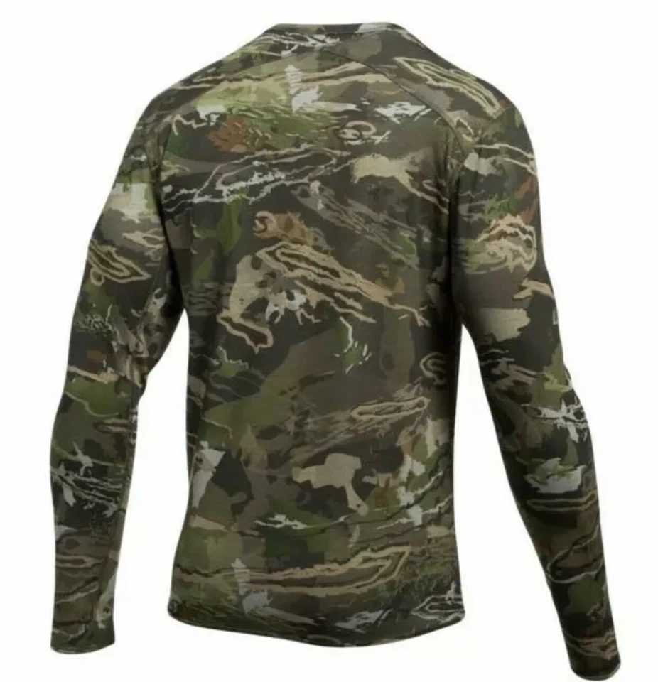 Under Armour Mid Season Reversible Wool Base Crew Shirt Sz XXL - Image 2 of 4