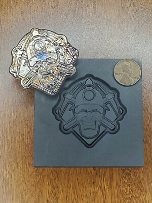 Miner 3D Graphite Ingot Mold Gold Silver Copper Tin Melting Casting