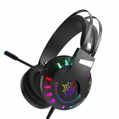 Inca IGK-TX12 Schwarz 7,1 USB Surround RGB mit LED Effekt Gaming Headset 50 mW