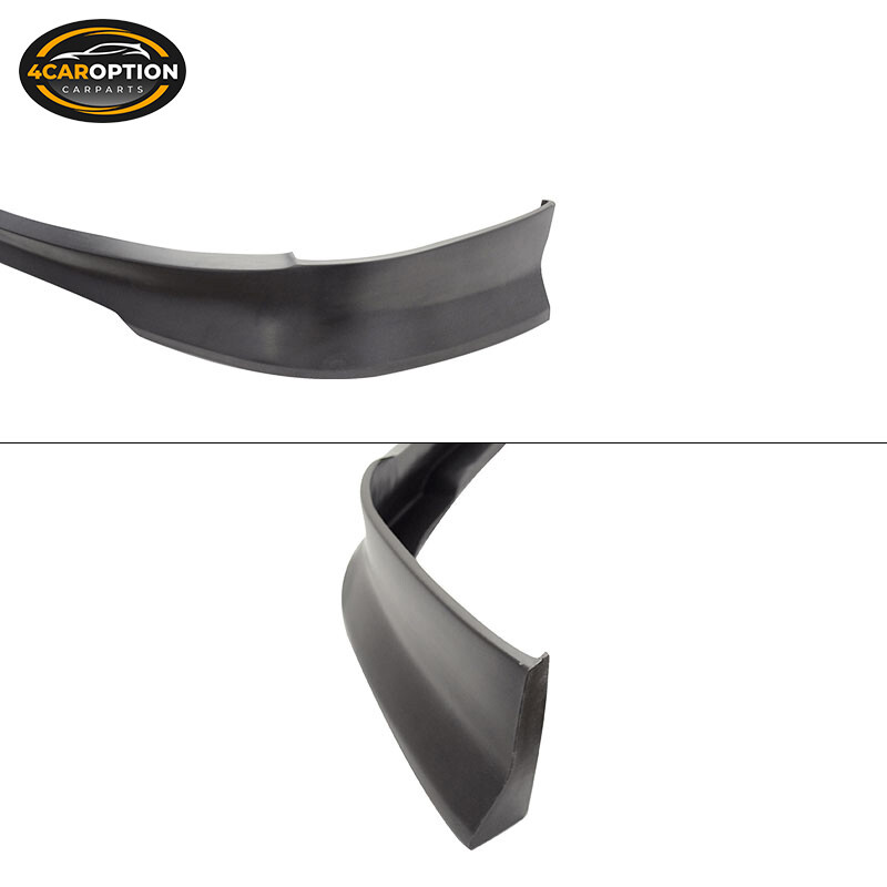 H-Style Front Bumper Lip Spoiler For BMW E60 5 Series LCI (2008-2010) - Unpainted Black PU