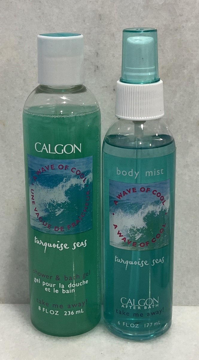 Calgon Turquoise Seas A Wave OF Cool Shower Bath Gel oz, Body