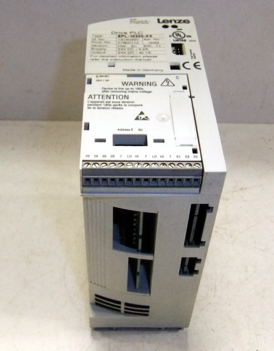Lenze Americas EPL-10200-XX Drive PLC with Extension Board EPZ