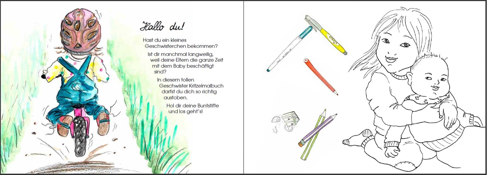 Thumbnail - Das Geschwister Kritzelmalbuch Für Alle Großen Schwestern Und Brüder