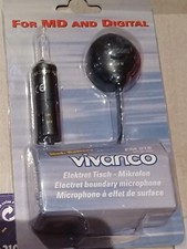 Vivanco Elektret Tisch Mikrofon EM 018 NEU OVP