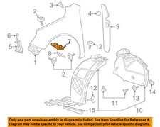 GM OEM 13-16 Malibu Limited Fender Fender Components-Side Retainer 22986141