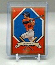 2019 Diamond KIngs Jose Altuve 205 Holo Gold Parallel #21 Astros