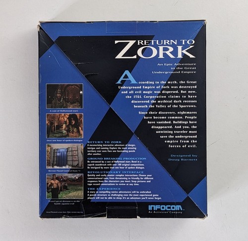 Return to Zork - Disco Infocom Vintage 3,5" Avventura PC - 1993 - Foto 3 di 14
