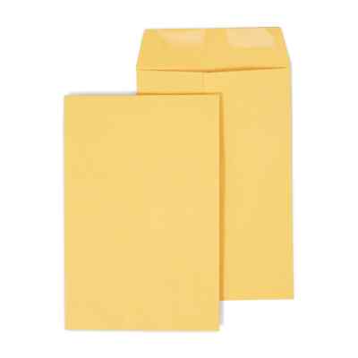 Staples Gummed Catalog Envelopes 6'' x 9'' Brown 1000/Carton ST381944-CCVS