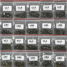 100pc Dental Orthodontic Metal Bracket Brace Mini Roth 022 Slot 345 Hook In Bulk