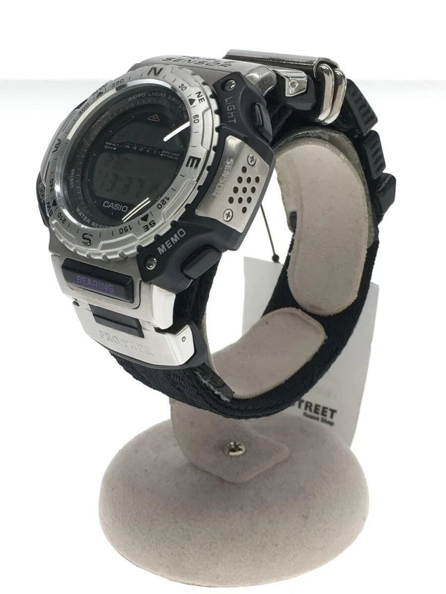 CASIO PROTREK PRT-1400 TRIPLE SENSOR Quartz mens watch Japan | eBay