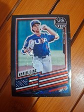 Yariel Diaz 2026 PANINI STARS & STRIPES PRIZM USA BLACK VELOCITY PRIZM 30/39
