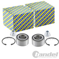 2X SNR RADLAGER-SATZ Vorne Passend FÜR Opel Agila Links+Rechts